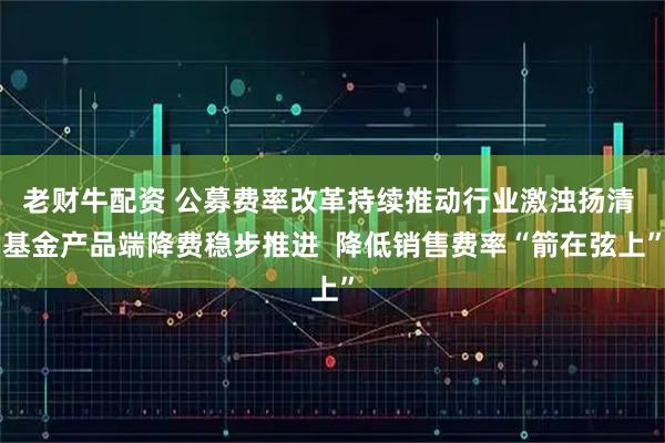 老财牛配资 公募费率改革持续推动行业激浊扬清 基金产品端降费稳步推进  降低销售费率“箭在弦上”